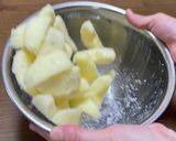 市販のパイ生地DEカスタードアップルパイ作り方3写真