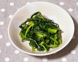 春菊のナムル作り方4写真