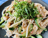 さっぱり★豚肉ときゅうりの梅だれ炒め作り方7写真