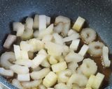 ご飯のお供☆セロリのごま油炒め醤油味作り方4写真