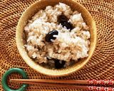 大納言豆のおこわ作り方4写真
