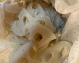 蓮根と新玉ねぎのサラダ粒マスタード風味作り方2写真