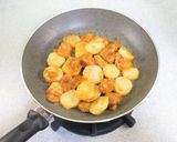 「からあげ」とさといものとまと甘酢あん作り方7写真