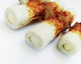 梅とチーズのちくわの磯辺揚げ作り方5写真