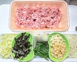 鶏ひき肉のつくね丼◎長ネギ添え作り方1写真