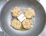 鶏ひき肉のつくね丼◎長ネギ添え作り方4写真