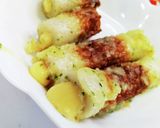 梅とチーズのちくわの磯辺揚げ作り方15写真