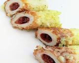 梅とチーズのちくわの磯辺揚げ作り方16写真