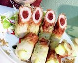 梅とチーズのちくわの磯辺揚げ作り方17写真