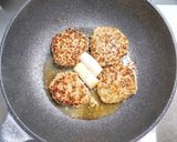 鶏ひき肉のつくね丼◎長ネギ添え作り方5写真