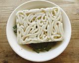 ｍレンジで簡単☆ピリ辛！混ぜうどん作り方2写真