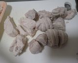 タコの道具（内臓）のキムチ鍋作り方2写真
