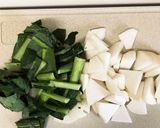 カブと小松菜の醤油マヨサラダ作り方1写真