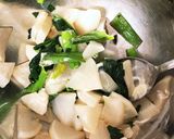 カブと小松菜の醤油マヨサラダ作り方3写真