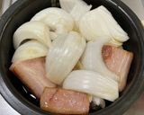 炊飯器で簡単！新玉ねぎと豚バラの煎り酒煮作り方8写真