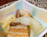 炊飯器で簡単！新玉ねぎと豚バラの煎り酒煮作り方11写真
