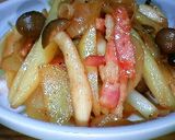 キャベツたっぷりバター醤油作り方5写真