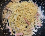 至高のクリームパスタ作り方9写真