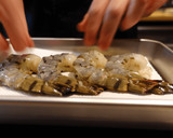 海老とトマトの香り炒め【ポン酢と醤油】作り方3写真