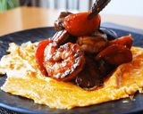 海老とトマトの香り炒め【ポン酢と醤油】作り方9写真