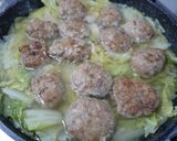 不器用ハンバーグ白菜鍋作り方3写真