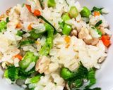 春の彩り菜の花ご飯作り方4写真