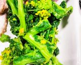 塩麹とははつゆとお酢で菜の花の和物作り方3写真