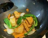 中華鍋で酢豚作り方16写真