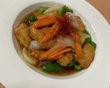 中華鍋で酢豚作り方18写真