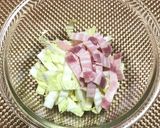 レンチンで！白菜とベーコンのクリーム煮作り方1写真