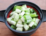 レンジでおかず！ネギのひき肉あんかけ作り方2写真