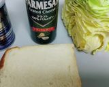 *~春キャベツと粉チーズのトースト~*~作り方1写真