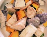 お弁当★レンチンさつま揚げと夏野菜煮物作り方4写真