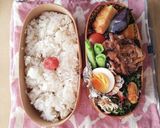 お弁当★レンチンさつま揚げと夏野菜煮物作り方6写真