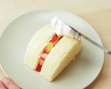 離乳食　ハーフケーキくまちゃん作り方12写真