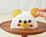 離乳食　ハーフケーキくまちゃん作り方16写真