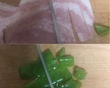 ベーコンとピーマンのスクランブルエッグ♪作り方1写真