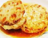 鶏ひき肉とレンコンの挟み焼き作り方8写真