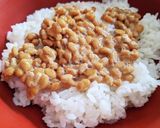 簡単だが旨い！納豆目玉丼作り方3写真