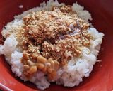簡単だが旨い！納豆目玉丼作り方4写真