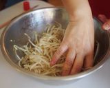 シャキシャキもやしのナムル 水から茹でる作り方4写真