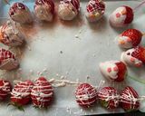 簡単♪さくらホワイトチョコがけいちご作り方2写真