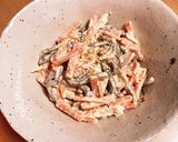 人参とサラダチキンとつきこんにゃくサラダ作り方6写真