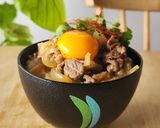 レンジでラム肉料理☆丼☆昼食&今日の夕食作り方2写真