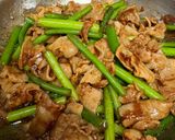 簡単ニンニクの芽の豚肉炒め作り方8写真