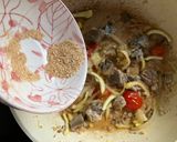秋のレモン風味の秋刀魚パスタ作り方16写真