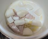【ワンパン】ゴロゴロ野菜のコンソメスープ作り方3写真