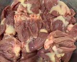 鶏のハツとネギ炒め作り方1写真