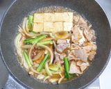 豚ロース肉と豆腐と小松菜のピリ辛甘酢炒め作り方6写真