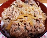 我が家の美味しい【牛丼】しらたき入り♡作り方5写真
